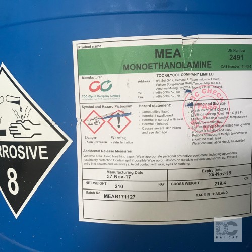 MONOETHANOLAMINE 99% (MEA) 